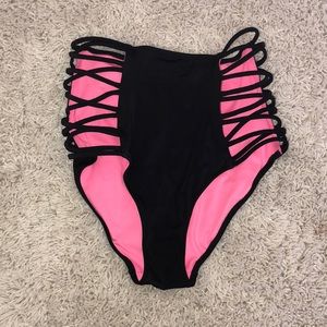 High Waisted Bikini Bottoms - VS PINK